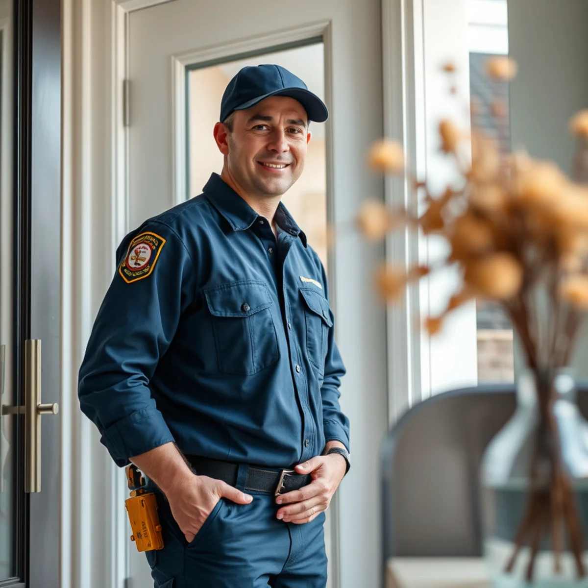 Flaming Ice Heating & Cooling technician at a home in Goldsboro, NC