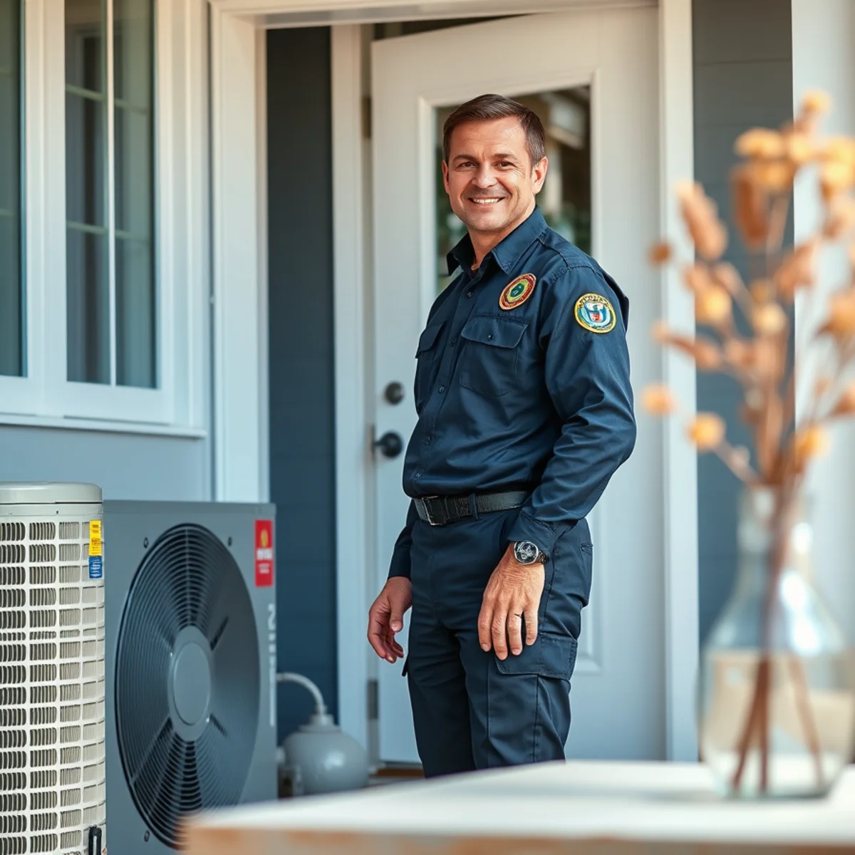 Flaming Ice Heating & Cooling technician at a home in Rutherfordton, NC