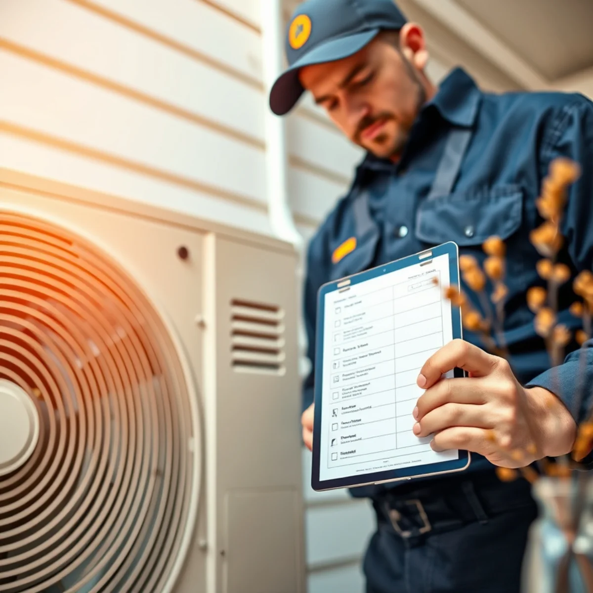 Flaming Ice Heating & Cooling completing ac maintenance & tune-ups in North Carolina