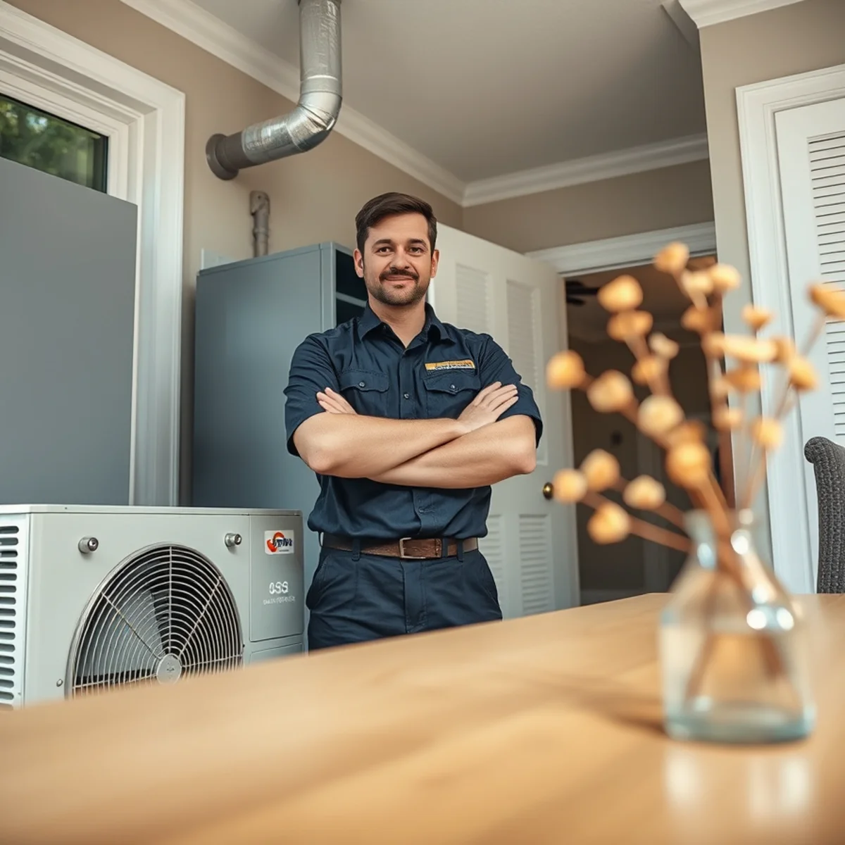 Flaming Ice Heating & Cooling completing air balancing & airflow correction in North Carolina