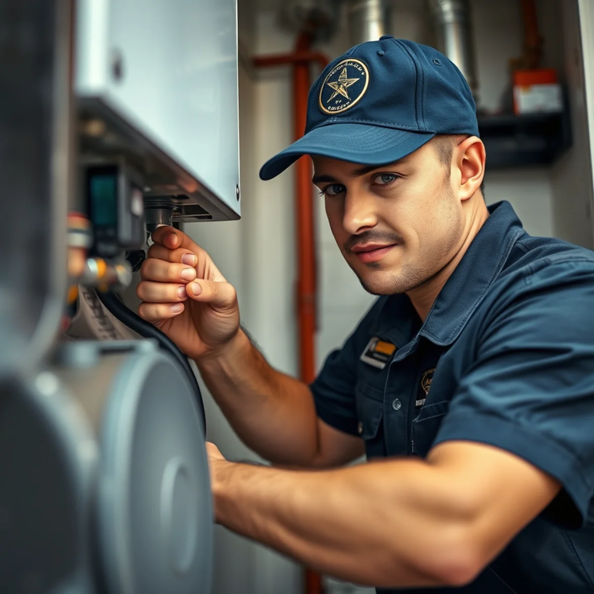 Flaming Ice Heating & Cooling performing boiler repair & service