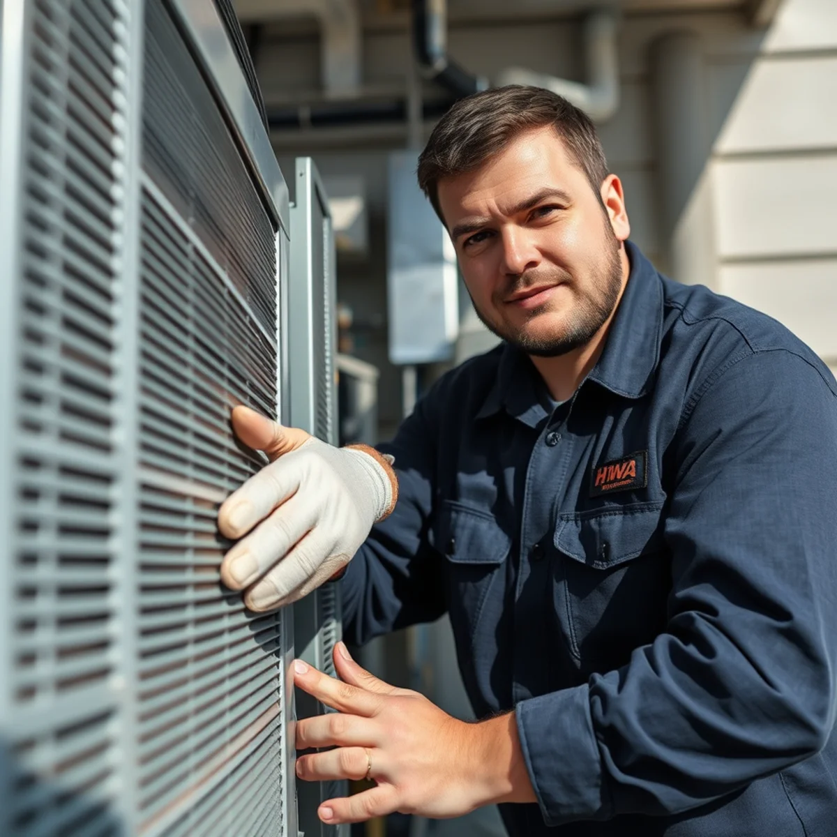 Flaming Ice Heating & Cooling performing condenser repair & replacement