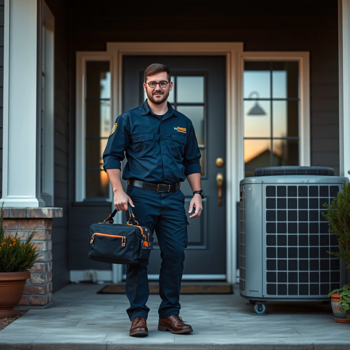 Flaming Ice Heating & Cooling performing emergency hvac service