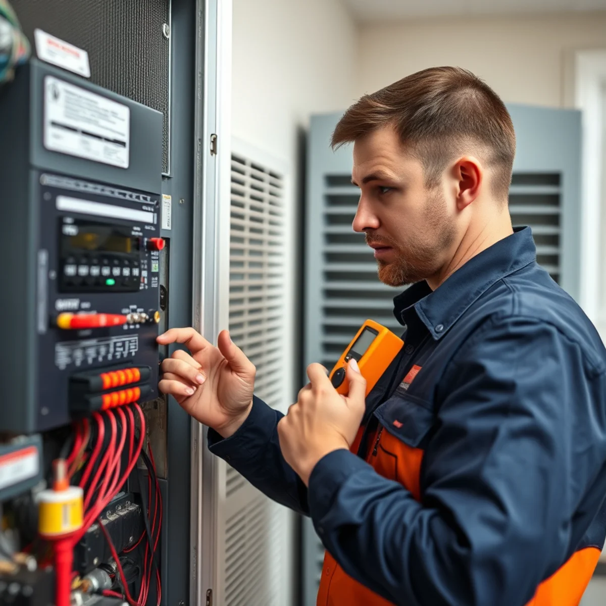 Flaming Ice Heating & Cooling performing heating repair